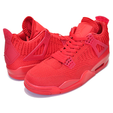 NIKE AIR JORDAN 4 RETRO FLYKNIT university red/black AQ3559-600画像