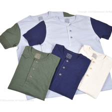 Two Moon no.20182 Henley neck tee画像