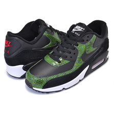 NIKE AIR MAX 90 QS PYTHON black/black-cyber-fir CD0916-001画像