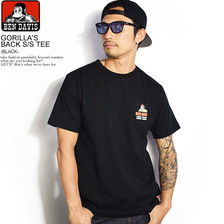 BEN DAVIS GORILLA'S BACK S/S TEE -BLACK- C-9580056画像