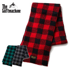 SOFTMACHINE PLAID MUFFLER(MOHAIR MUFFLER)画像