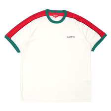 Supreme 19SS Shoulder Stripe Terry S/S Top WHITE画像