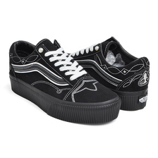 VANS OLD SKOOL PLATFORM (PEARLY PUNK) BLACK / BLACK VN0A3B3UVS2画像
