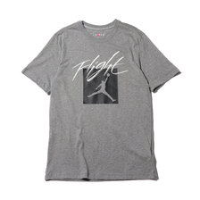 NIKE M J JUMPMAN FLT SS CREW CARBON HEATHER AT8958-091画像