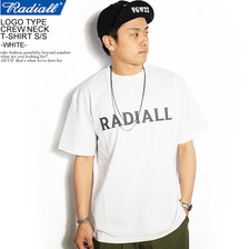 RADIALL LOGOTYPE CREW NECK T-SHIRT S/S -WHITE-画像
