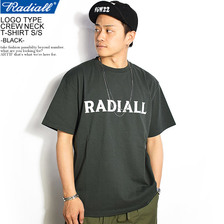 RADIALL LOGOTYPE CREW NECK T-SHIRT S/S -BLACK-画像