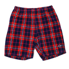 Supreme 19SS Plaid Velour Short NAVY画像