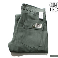 GUNG HO WHITE TAG SLIM FIT 4 POCKET FATIGUE PANTS 1301SF画像
