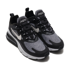 NIKE AIR MAX 270 REACT BLACK/VAST GREY-OFF NOIR AO4971-001画像