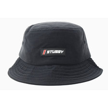 STUSSY Nylon Rubber Patch Bucket Hat 132927画像