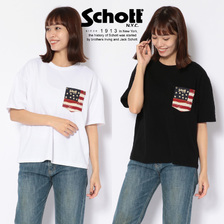 Schott FLAG POCKET T-SHIRT 3293005画像