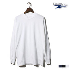 UNION LINE 6.2oz LONG SLEEVE T-SHIRT MOCK TURTLE NECK 10321画像