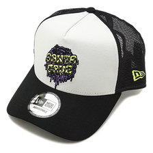 NEW ERA 9FORTY &times; SANTA CRUZ A-Frame Trucker CAP WHT/BLK 12110767画像