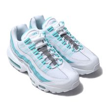 NIKE WMNS AIR MAX 95 WHITE/WHITE-LIGHT AQUA 307960-115画像