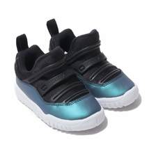 NIKE JORDAN 11 RETRO LITTLE FLEX TD BLACK/ANTHRACITE-MULTI-COLOR-WHITE BQ7102-009画像