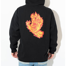 SANTA CRUZ Flame Hand Pullover Hoodie 44251968画像