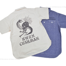 Cushman × HWZN BROSS シャンブレーワークシャツ S/S 25630画像