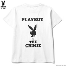 CRIMIE PLAYBOY W LOGO T-SHIRT (WHITE) CR01-01K3-TE77画像