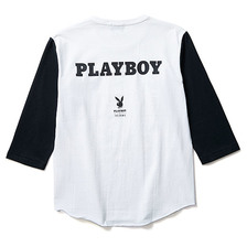 CRIMIE &times; PLAYBOY PLAYBOY BASEBALL T-SHIRT CR01-01K3-TE71画像