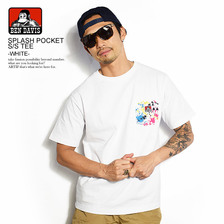 BEN DAVIS SPLASH POCKET S/S TEE -WHITE- C-9580068画像