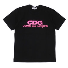 CDG COMME des GARCONS FLUORESCENT LOGO TEE画像