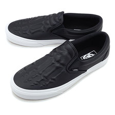VANS CLASSIC SLIP-ON X-RAY BONES BLACK VN0A4BV3V9J画像