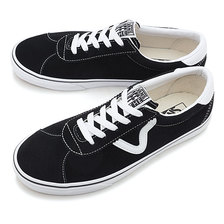 VANS SPORT SUEDE BLACK VN0A4BU6A6O画像