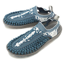 KEEN MEN UNEEK EVO Blue Mirage/White 1021482画像