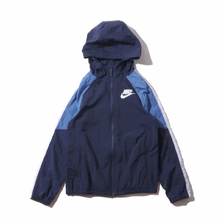 NIKE B NSW WOVEN TRACK SUIT MIDNIGHT NAVY/MOUNTAIN BLUE/WHITE/WHITE BV3700-410画像