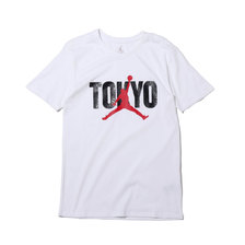 NIKE AS MJ BACK IN TOKYO SS TEE WHITE/GYM RED 839887-106画像