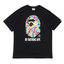 A BATHING APE 19SS MILO ABC MULTI BY BATHING TEE BLACK 1F80110045画像