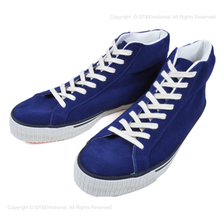 WAREHOUSE Lot 3401 HI CUT SUEDE SNEAKER BLUE画像
