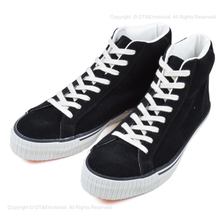 WAREHOUSE Lot 3401 HI CUT SUEDE SNEAKER BLACK画像