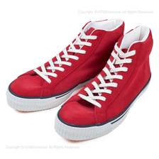 WAREHOUSE Lot 3401 HI CUT SUEDE SNEAKER RED画像