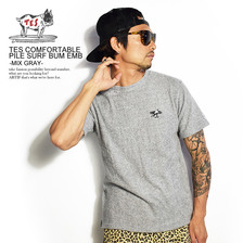 The Endless Summer TES COMFORTABLE PILE SURF BUM EMB -MIX GRAY- FH-9574338画像
