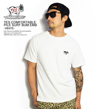 The Endless Summer TES COMFORTABLE PILE SURF BUM EMB -WHITE- FH-9574338画像