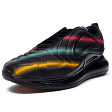 NIKE (WMNS) AIR MAX 720 BLACK/METALLIC SILVER/UNIVERSITY GOLD AR9293-023画像