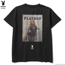 CRIMIE PLAYBOY COVER PHOTO T-SHIRT (BLACK) CR01-01K3-TE75画像
