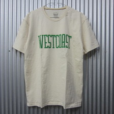 Mixta basic print tee ss west coast natural画像