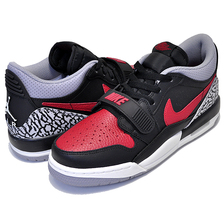 NIKE AIR JORDAN LEGACY 312 LOW(GS) black/varsity red-black CD9054-006画像