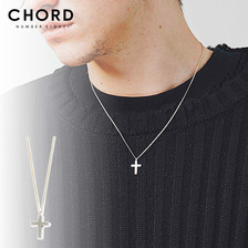 CHORD NUMBER EIGHT CROSS NECKLACE CHA1-01K5-AC01画像