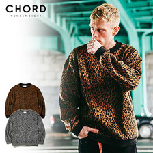 CHORD NUMBER EIGHT LEOPARD SHAGGY KNIT CH01-01K5-KN04画像