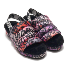 UGG Puff Yeah Pop Graffiti MULTI 1105321-MULT画像