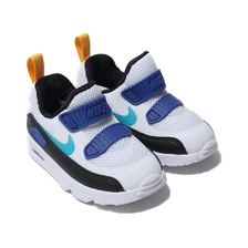 NIKE AIR MAX TINY 90 (TD) WHITE/TEAL NEBULA-BLACK-GAME ROYAL 881924-104画像