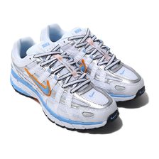 NIKE W P-6000 WHITE/UNIVERSITY BLUE-METALLIC SILVER BV1021-103画像