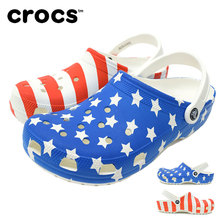 crocs CLASSIC AMERICAN FLAG CLOG 205974画像