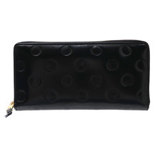 Wallet COMME des GARCONS POLKA DOTS EMBOSSED Long Wallet BLACK画像
