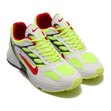 NIKE AIR GHOST RACER WHITE/ATOM RED-NEON YELLOW-DARK GREY AT5410-100画像