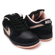 nike sb dunk low black washed coral