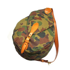 MARK HONORE CANVAS &times; LEATHER SWAGGY BAG camo画像